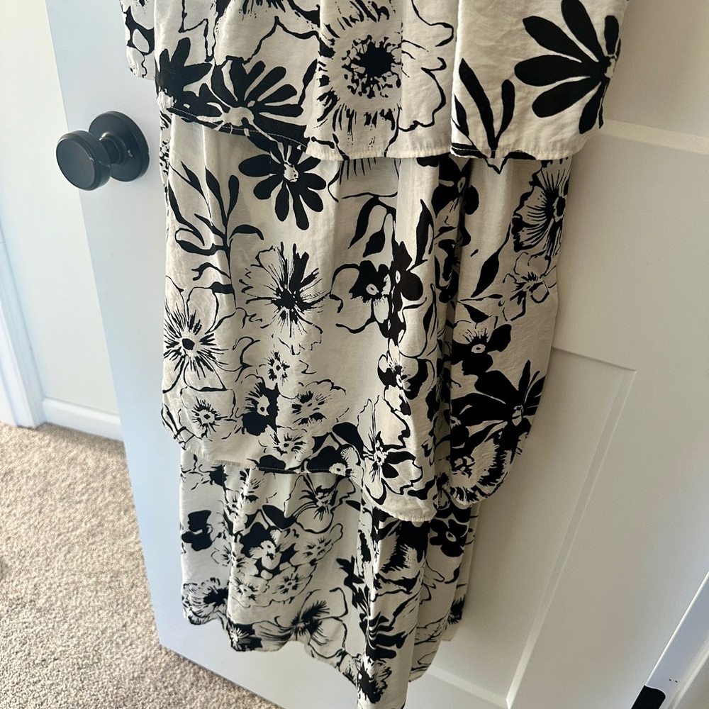 Abercrombie & Fitch Black and White Floral Dress - Picture 3 of 5